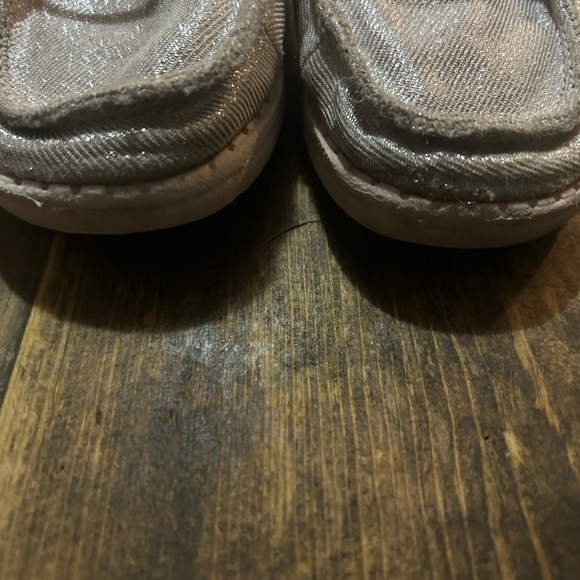 Hey‎ Dude Wendy Toddler Size K8 Sparkling Pink Loafers - Picture 2 of 8